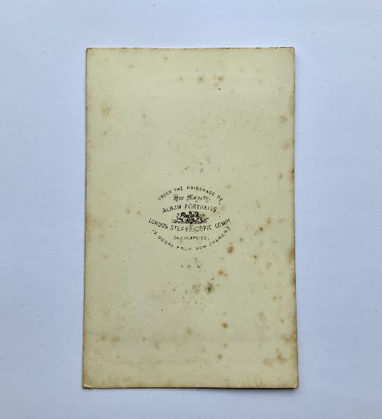 1860's carte de visite photograph of the American poet Henry Wadsworth Longfellow